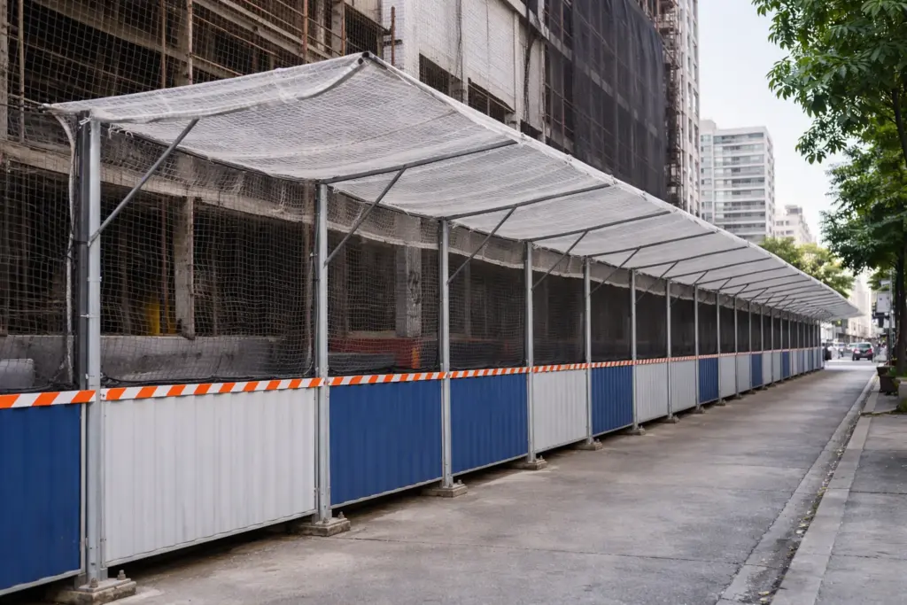 proteção de calçada para pedestres
