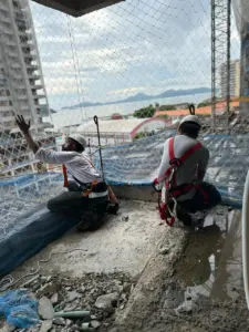 rede de proteção piso a piso