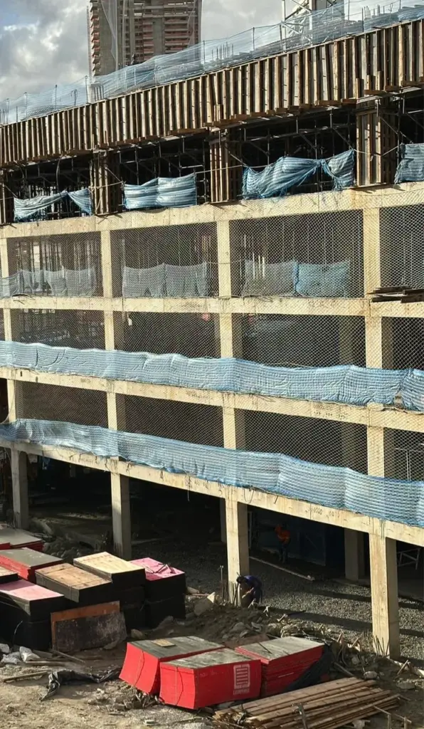 rede de proteção piso a piso para edifícios