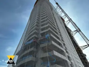 tela de proteção para edifícios