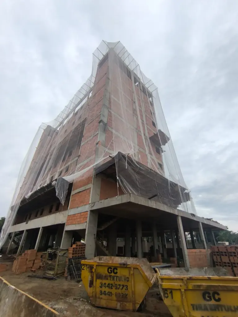 tela de proteção para edifícios